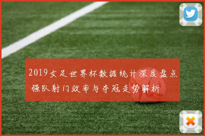 2019女足世界杯数据统计深度盘点 强队射门效率与夺冠走势解析